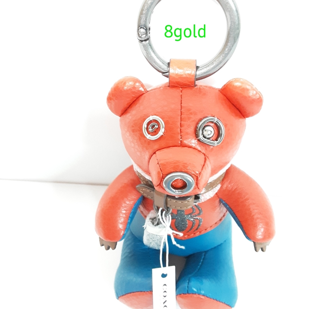 Coach X  Spider-Man Collectible Bear Bag Charm - Picture 5 of 5